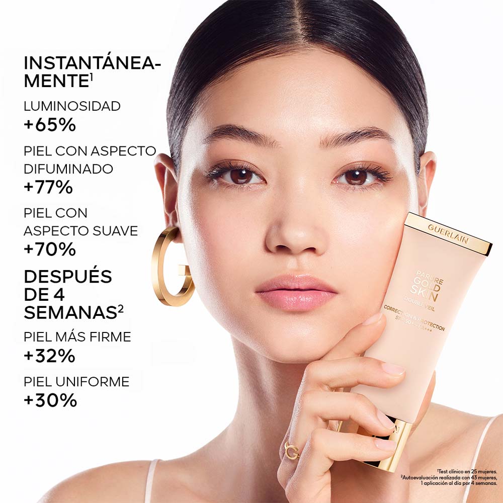 PARURE GOLD SKIN DOUBLE VEIL ( BASE DE MAQUILLAJE PERFECCIONADORA DE EFECTO REJUVENECEDOR)